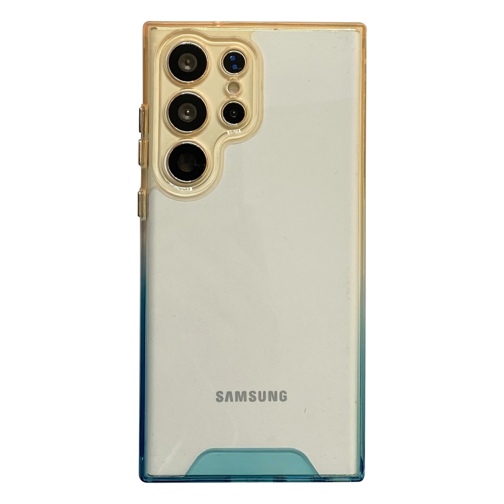 For Samsung Galaxy S23 Ultra Soft TPU Case Gradient Frame Transparent Protective Phone Cover For Samsung Galaxy S23 Ultra Soft TPU Case Gradient Frame Transparent Protective Phone Cover